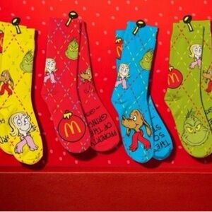 2025 McDONALDS GRINCH SOCK ✨MYSTERY✨!!